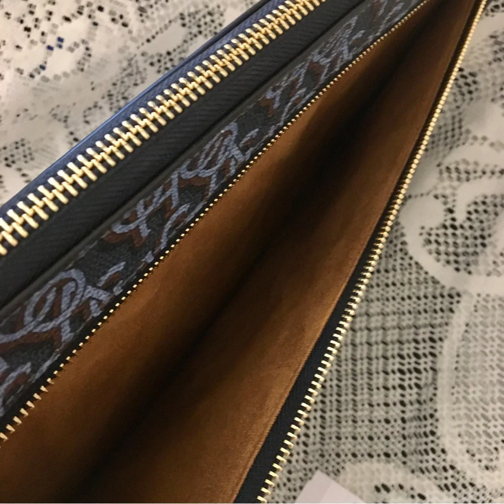 NWT Coach Laptop Sleeve With Coach Monogram Print